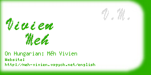 vivien meh business card